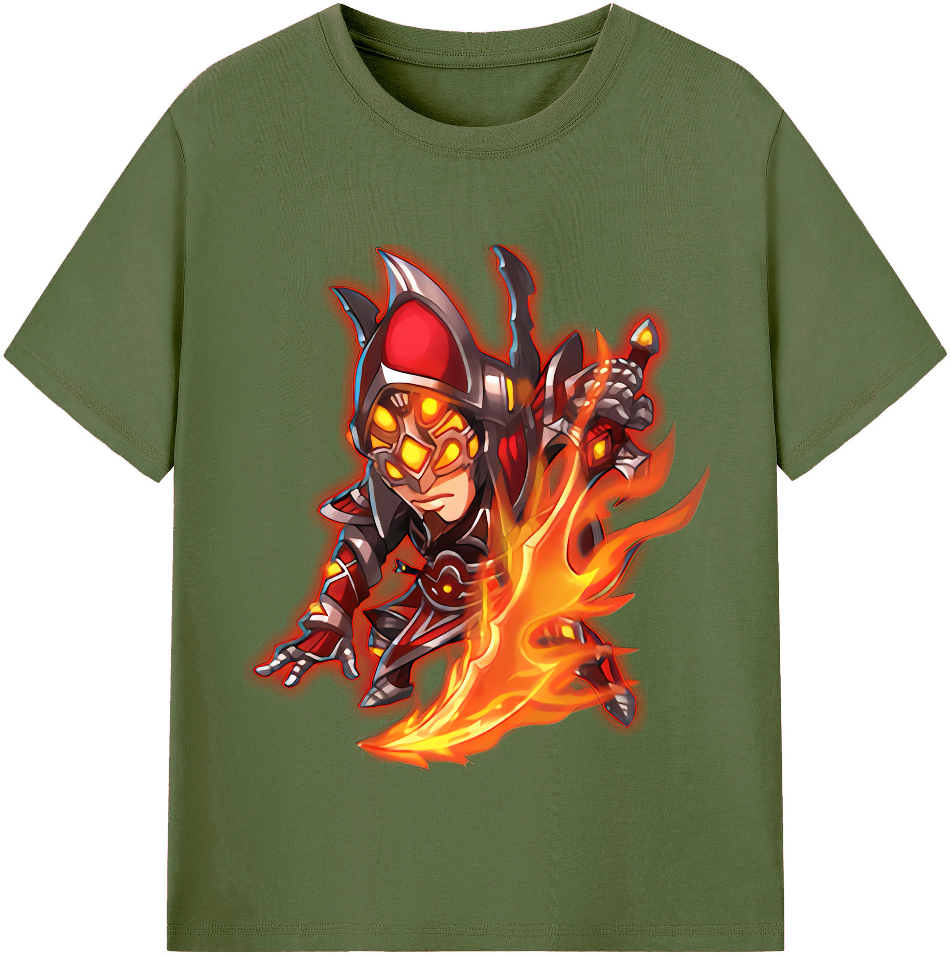 （画像用） リーグ・オブ・レジェンド League of Legends LOL 綿100％半袖Tシャツ（フロントプリント）